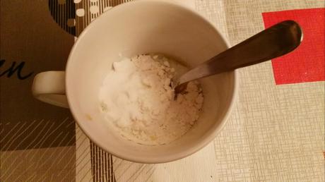 Mug cake de plátano y chocolate (SIN HUEVO)