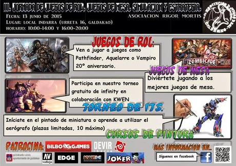 Rol,Infinity,juegos de mesa y mas en Galdakao,con Rigor Mortis