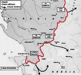 Italia avanza a través de Grecia - 29/10/1940.