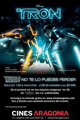 Tron Night en Zaragoza: Adelanto de Tron Legacy