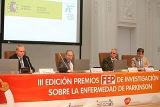 La Federación Española de Parkinson( FEP) entrega los Premios de la III edición de investigación
