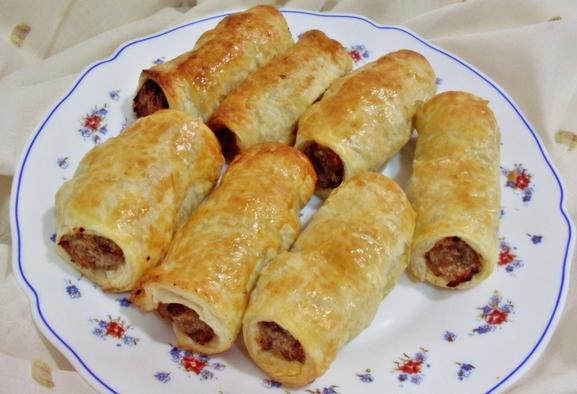 imagem: Receta de Canutillos de Carne