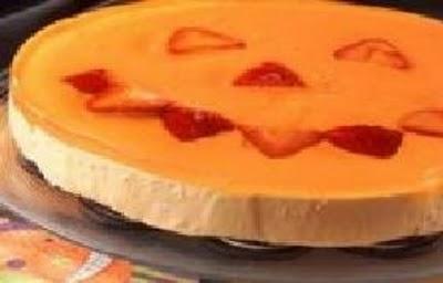Mousse de naranja de Halloween