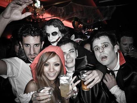 Vampiros en Halloween