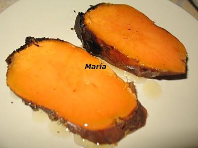 Boniatos con Miel