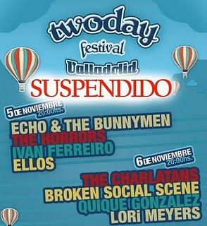 Suspendido El Twoday Festival