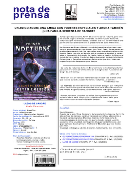 Novedades de Noviembre (I)