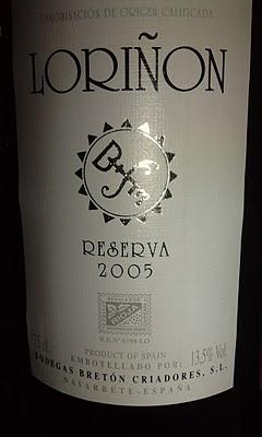 LORIÑÓN RESERVA 2.005