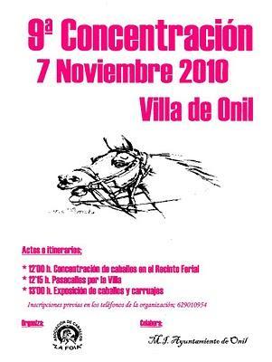 Onil. X Encuentro de Bolillos Onil 2010 y IX Concentración de Caballos Villa de Onil 2010