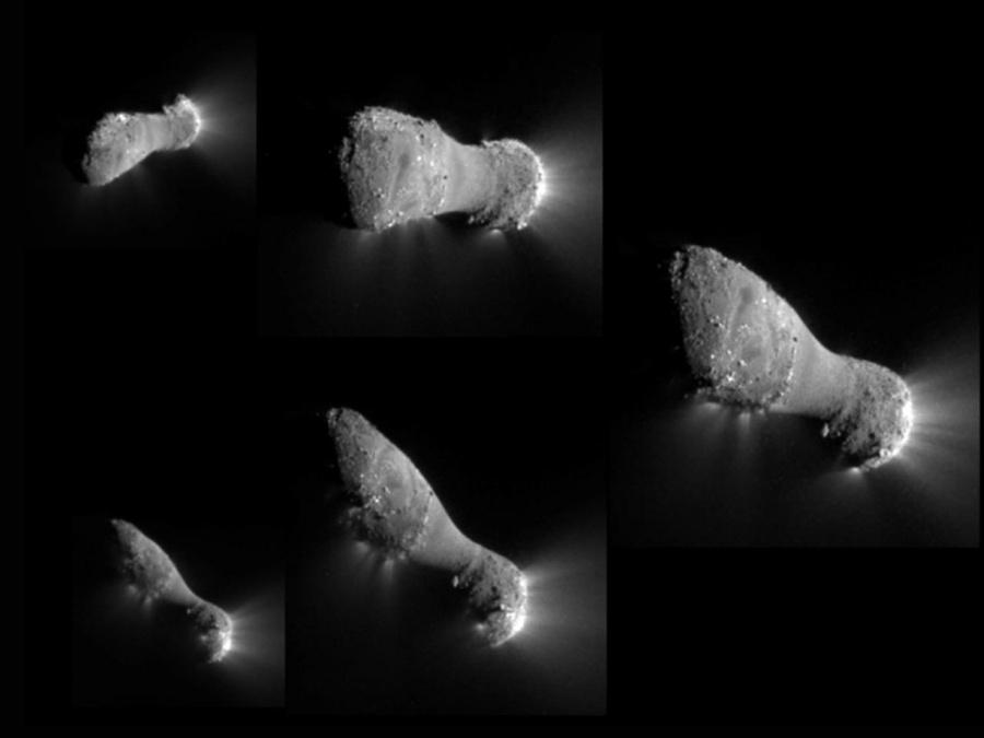 El núcleo del cometa Hartley 2 por EPOXI