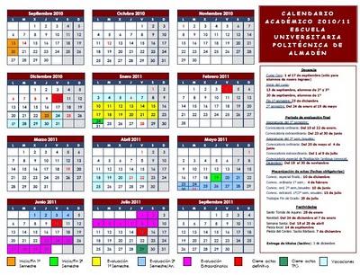 Calendario Académico E.U.P.A.