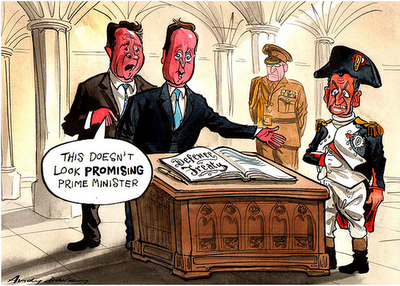 Lost. La política exterior británica.