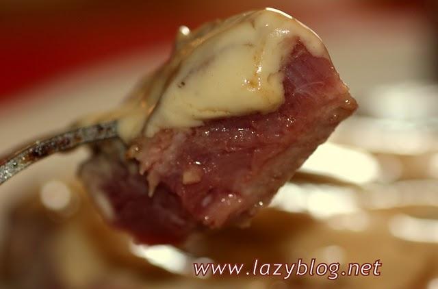 Lomo de xato al cabrales. Receta asturiana.