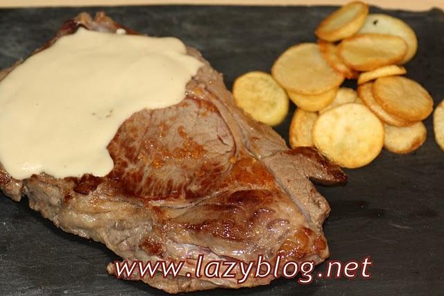 Lomo de xato al cabrales. Receta asturiana.