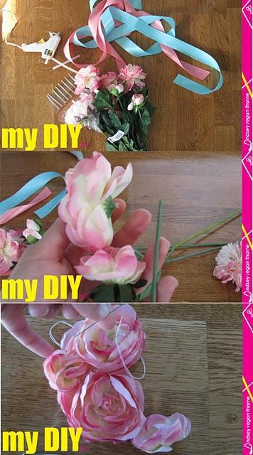 Diy: cinta con flores para la cintura