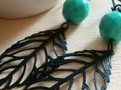 Pendientes hojas