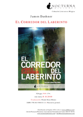 Información de 'El Corredor del Laberinto' YA A LA VENTA