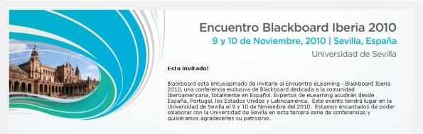 Encuentro Blackboard Iberia 2010: hoy y mañana en Sevilla y también en streaming