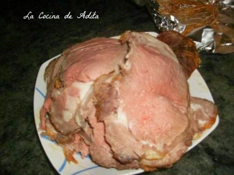 Lomo de buey asado (rosbif) dieta
