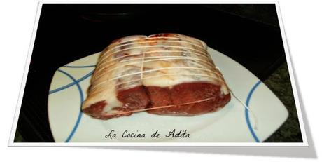Lomo de buey asado (rosbif) dieta