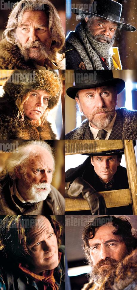 personajes the hateful eight tarantino The Hateful Eight: primeras imágenes del western de Tarantino