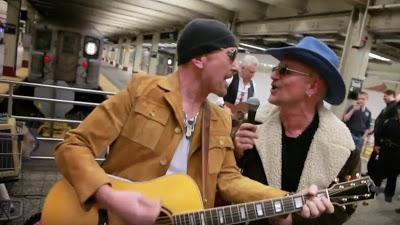 Vídeo: U2 tocando por sorpresa en el Metro de Nueva York