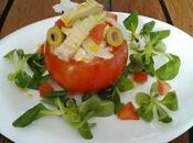 Tomates rellenos ensaladilla bonito