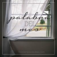 Palabra del Mes (Mayo)