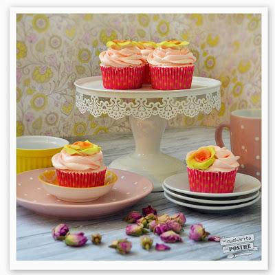 CUPCAKES DE ROSAS / ROSE CUPCAKES