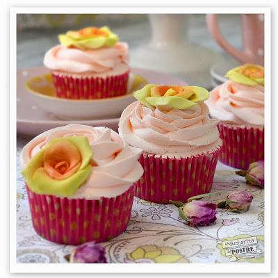 CUPCAKES DE ROSAS / ROSE CUPCAKES