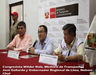 En infraestructura vial y telecomunicaciones: MÁS DE TRES MIL MILLONES DE SOLES INVIERTE EL MTC EN LA REGIÓN LIMA…