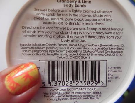 Cranberry & Lime: El exfoliante más fresco de Hadaly Fresh (Review)