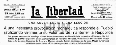 10 y 11 de mayo de 1931 y la iglesia de San Francisco de Borja