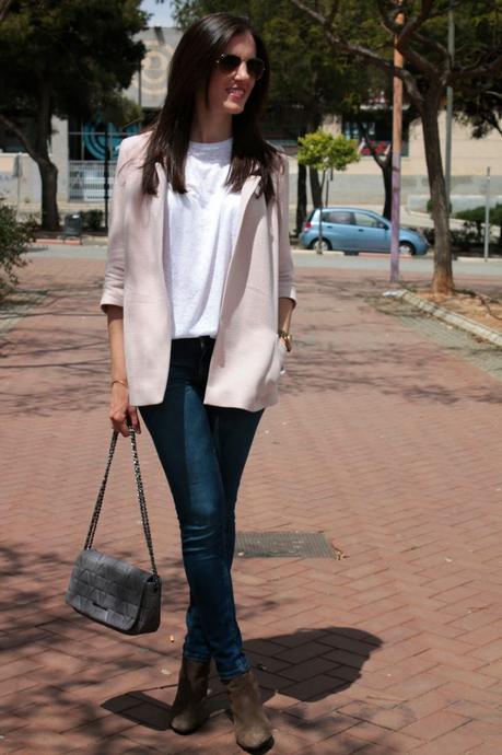 Nude blazer