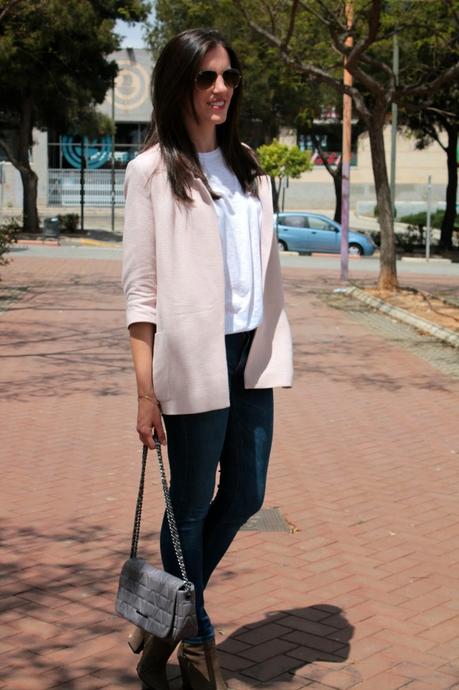 Nude blazer