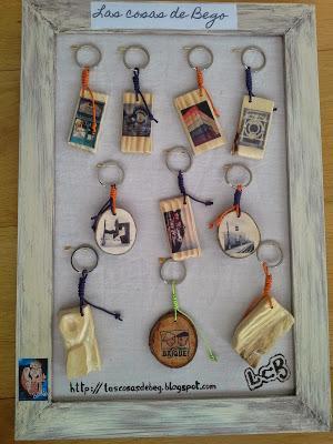 Llaveros con palé y transferencias Llaveros con palé y transferencias