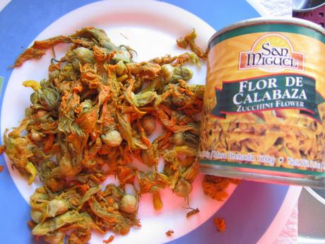 FLORES DE CALABAZA EN TEMPURA