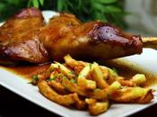 Paletilla cordero lechal macerada Salsa Teriyaki