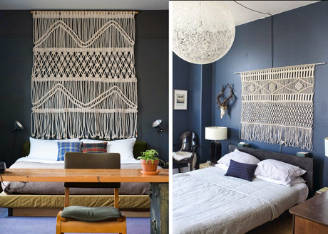 Cabeceros con macramé