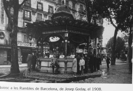 KIOSCO DE CANALETES, 1885-1951, A LA BARCELONA D' ABANS, D' AVUI I DE SEMPRE...10-05-2015...!!!