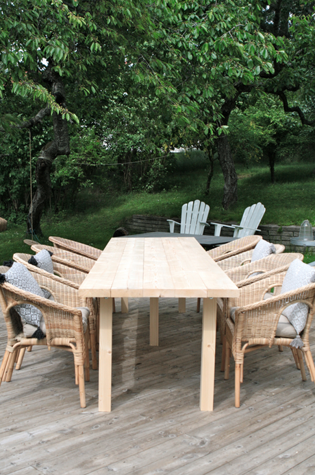 DIY: MESA TABLÓN PARA EL JARDIN