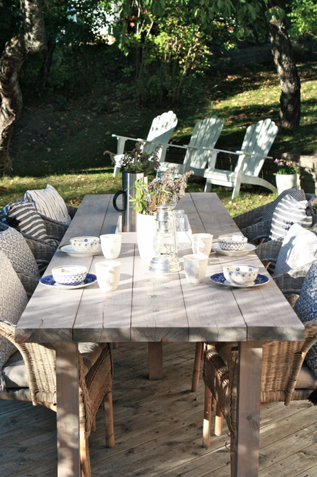 DIY: MESA TABLÓN PARA EL JARDIN