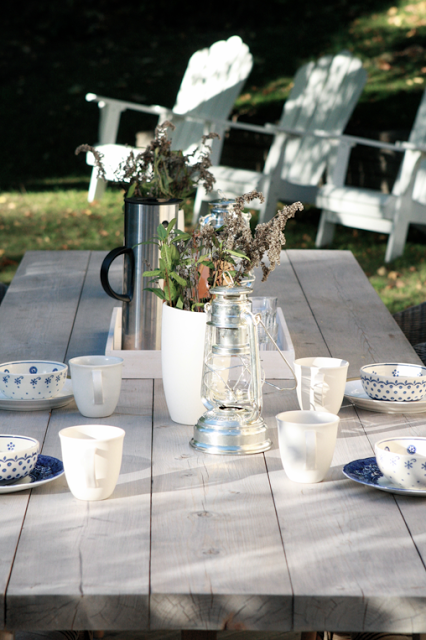 DIY: MESA TABLÓN PARA EL JARDIN