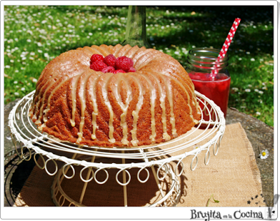 Bundt cake San Miguel fresca y frambuesa & Cóctel Beer and raspberry