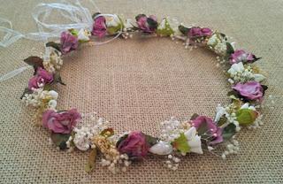 Diademas de flores by ceremonias.