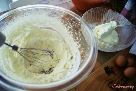 Tarta de queso sin base