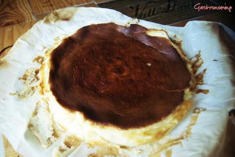 Tarta de queso sin base