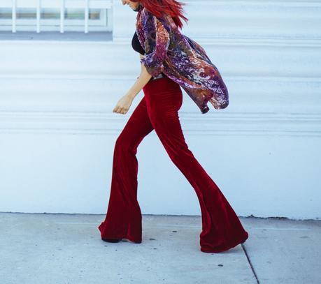 How I wear my Bell Bottoms – Flare Pants Bell-bottom-velvet-amintaonline-2