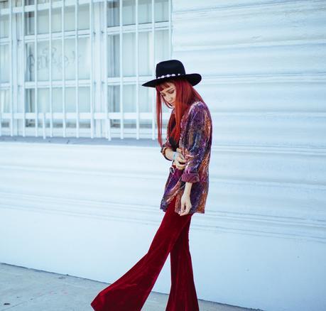 How I wear my Bell Bottoms – Flare Pants Bell-bottom-velvet-amintaonline