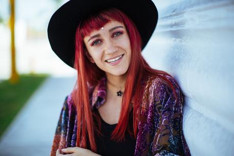 How I wear my Bell Bottoms – Flare Pants velvet-amintaonline-hat